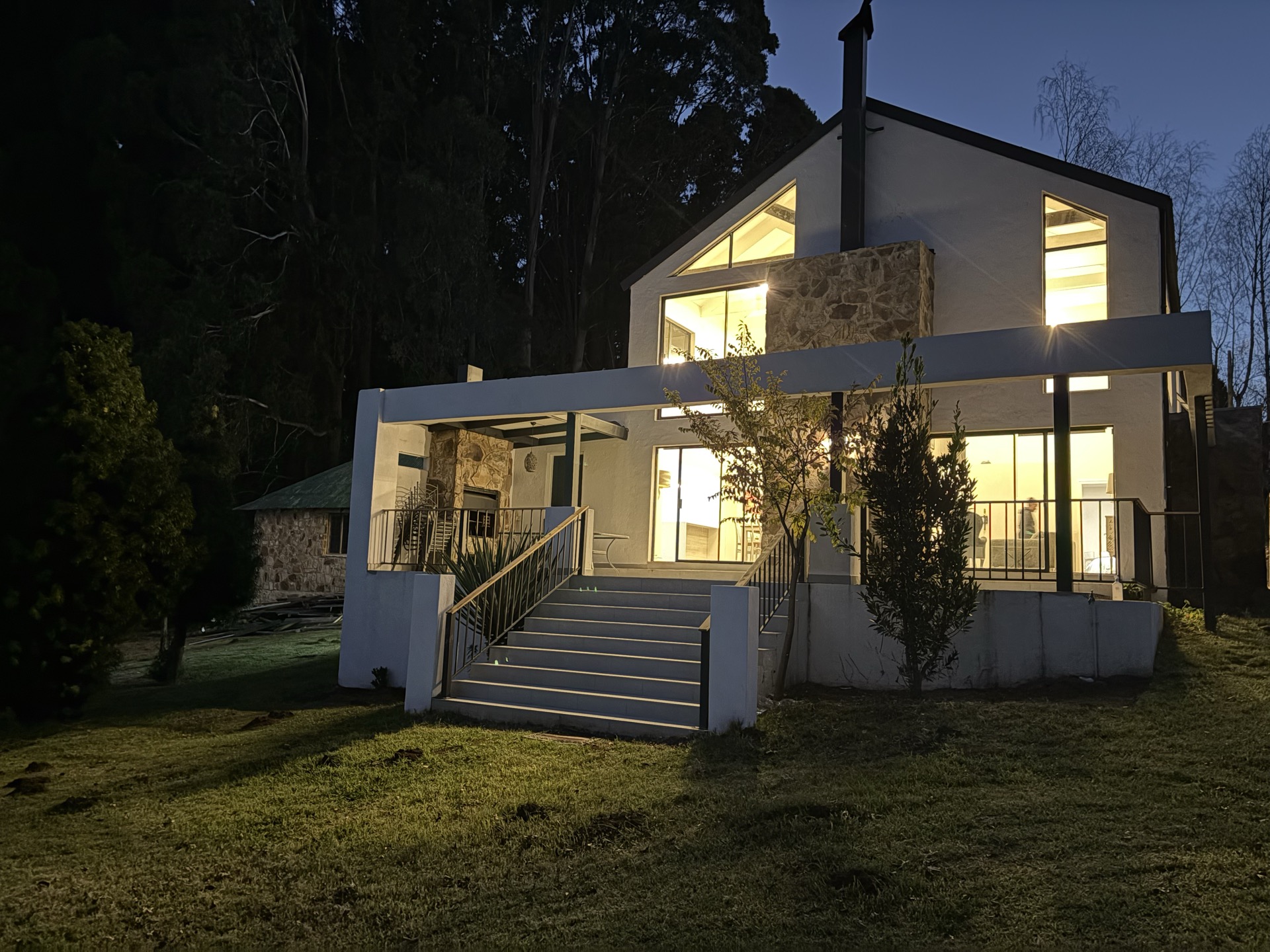 Villa at night